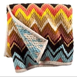 Missoni for target Multicolor Chevron Quilt blanket throw